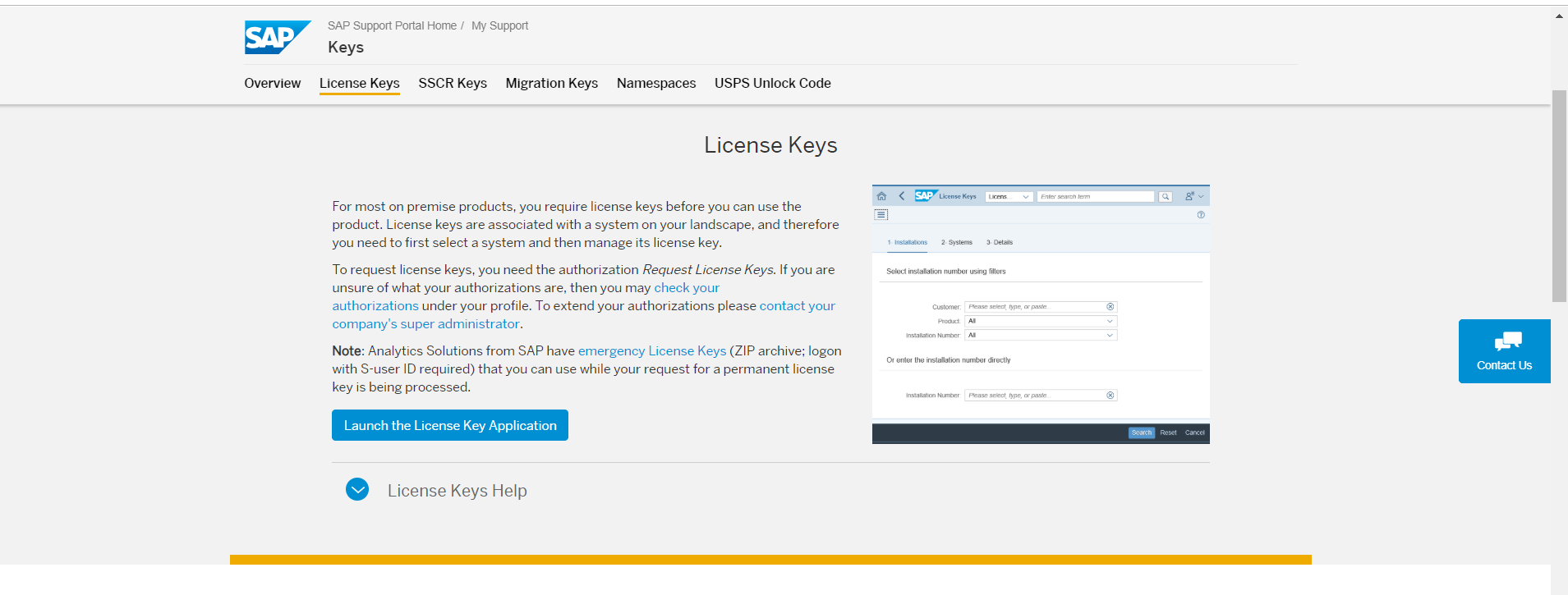 install sap license from os